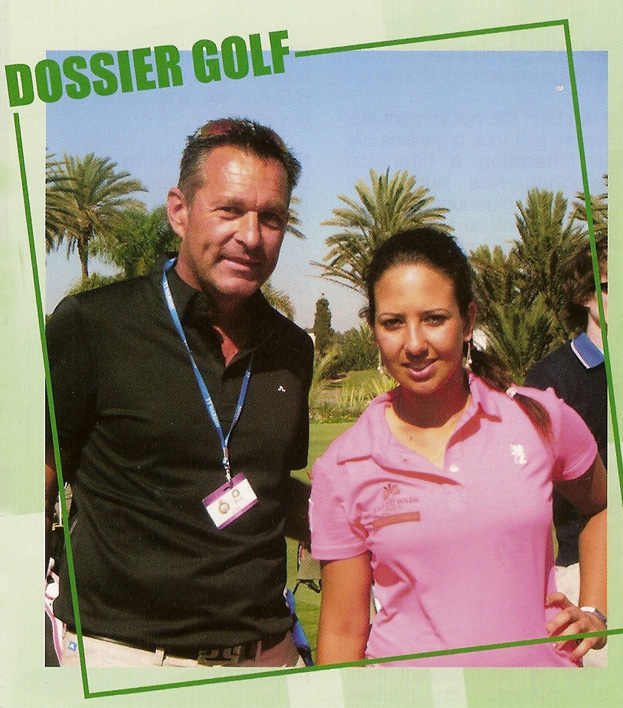 Interview Maha Haddioui à l'occasion de la coupe Lalla Meryeme de golf à Agadir